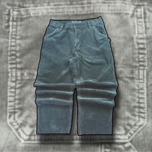 Old Navy Vintage Corduroy Carpenter Pants Y2K 34x36 Cropped